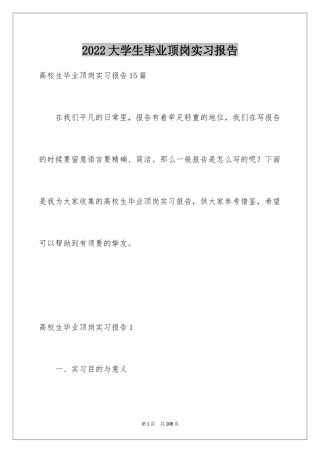 2024大学生毕业顶岗实习报告_7