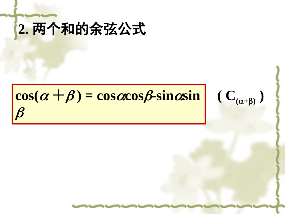 高中数学人教必修四+两角和与差的正弦、余弦、正切公式+课件_第3页