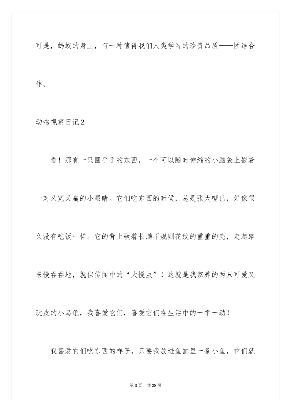2024动物观察日记_4_第3页