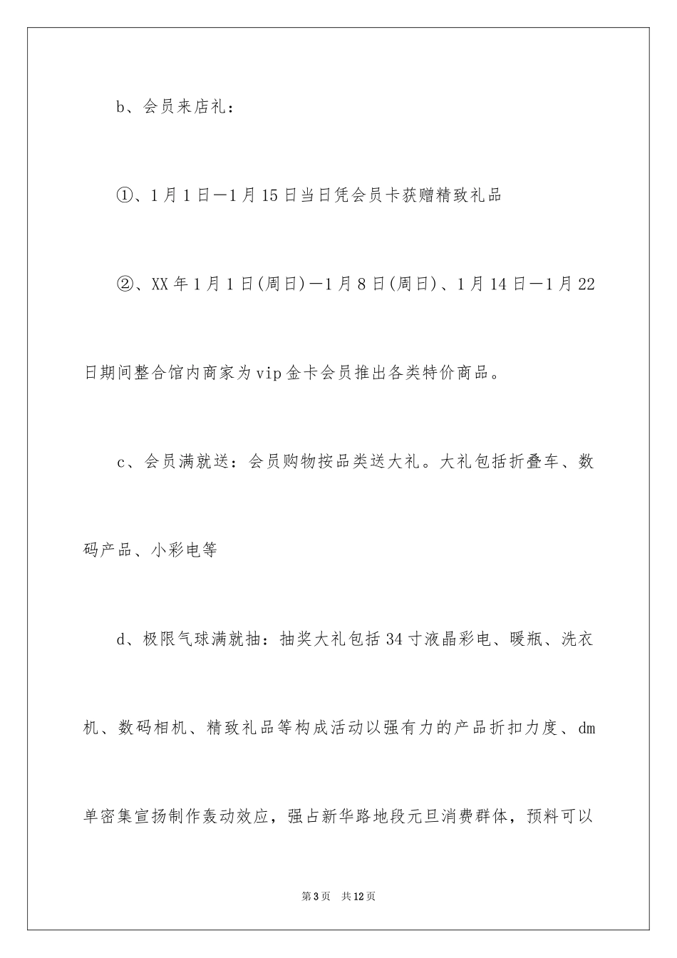2024元旦大型促销方案_第3页