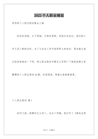 2024个人职业规划_232