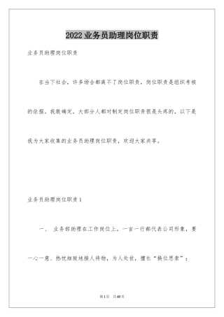 2024业务员助理岗位职责_1