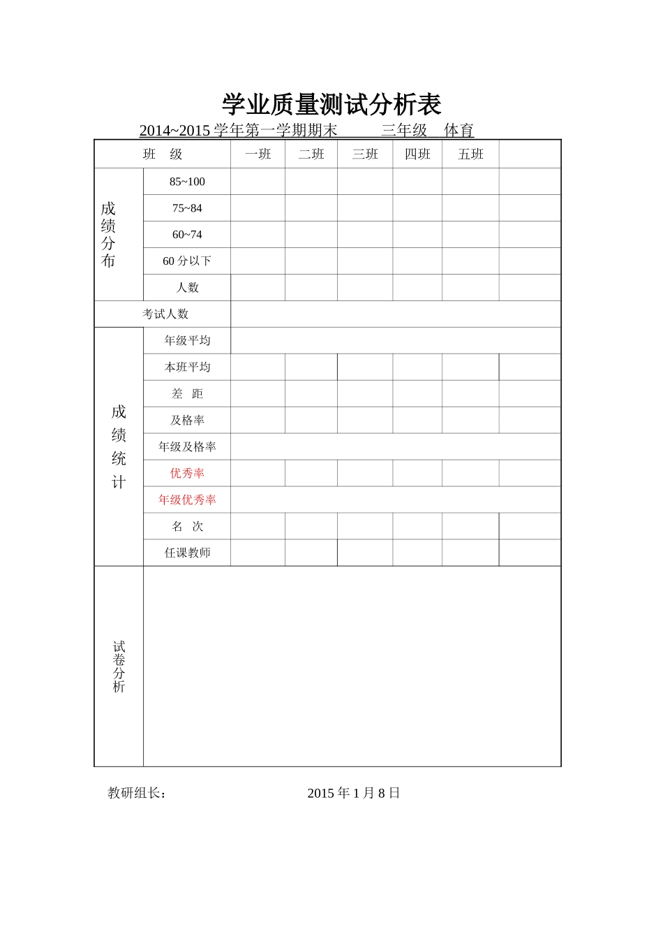 新各科年级成绩分析表_第1页