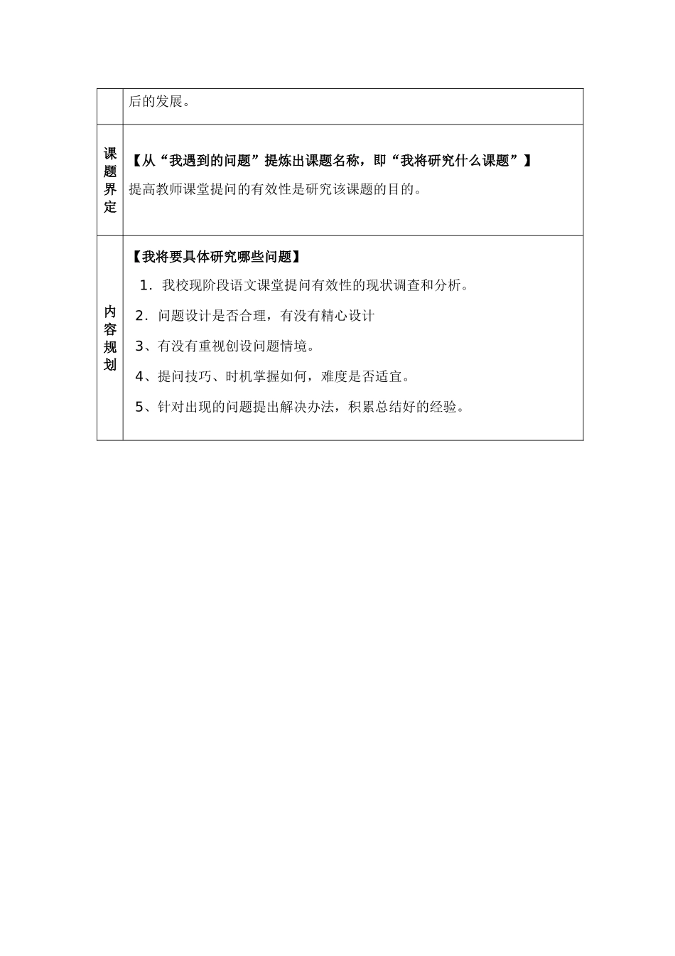 周城小学语文微型课题申报表_第2页