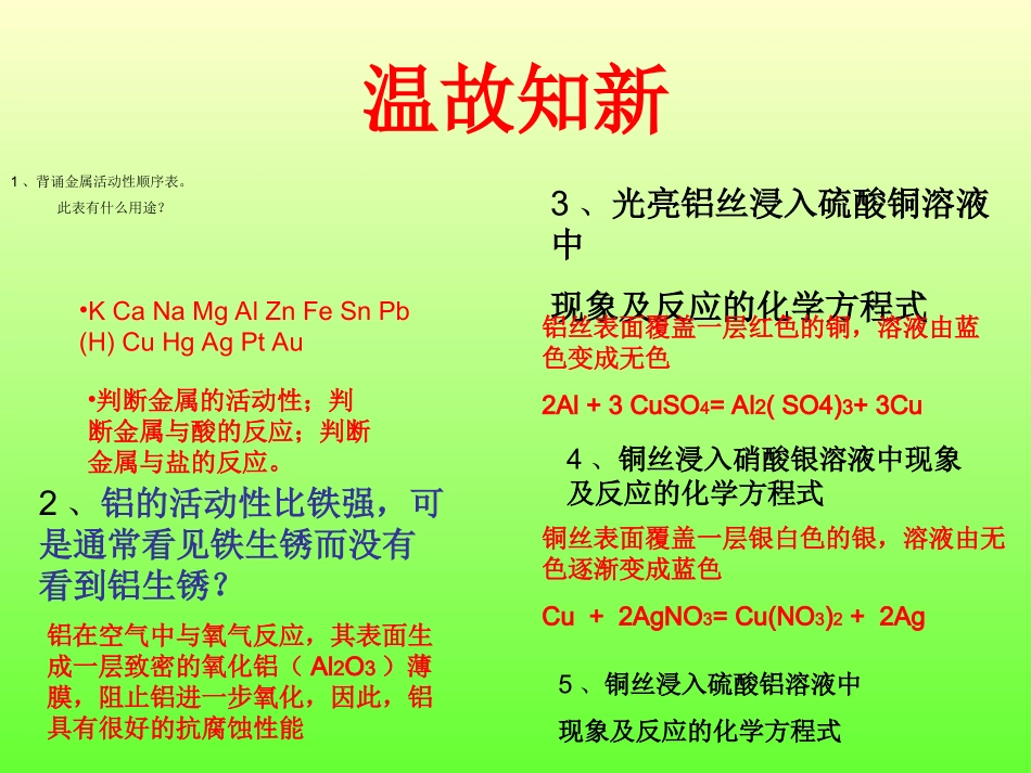 课题3__金属资源的利用和保护20121210_第2页
