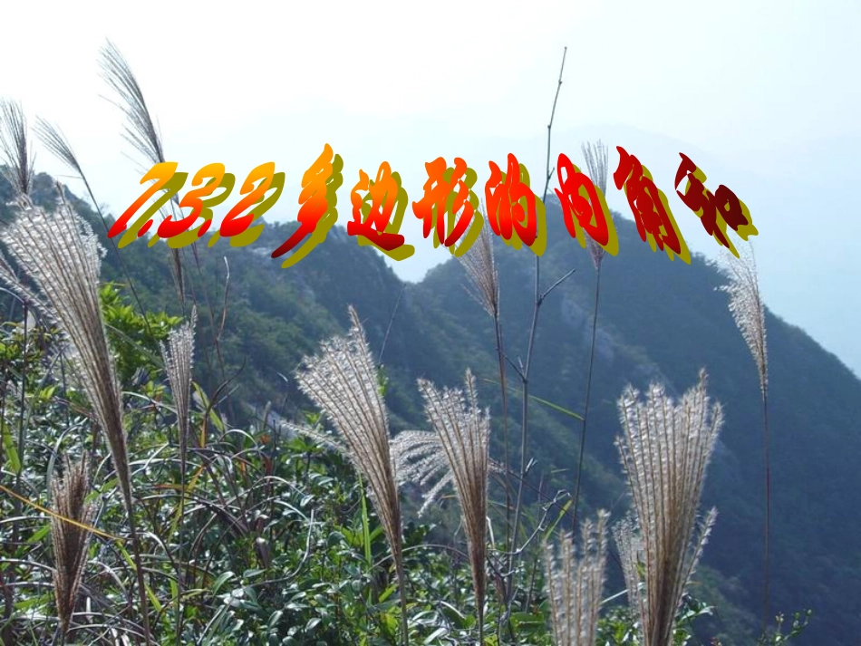 多边形内角和_第1页