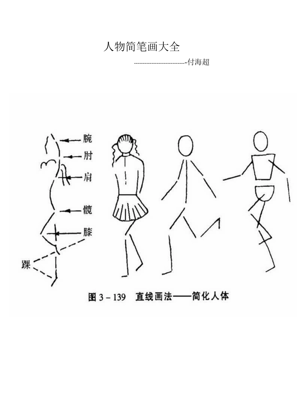 人物简笔画大全_第1页