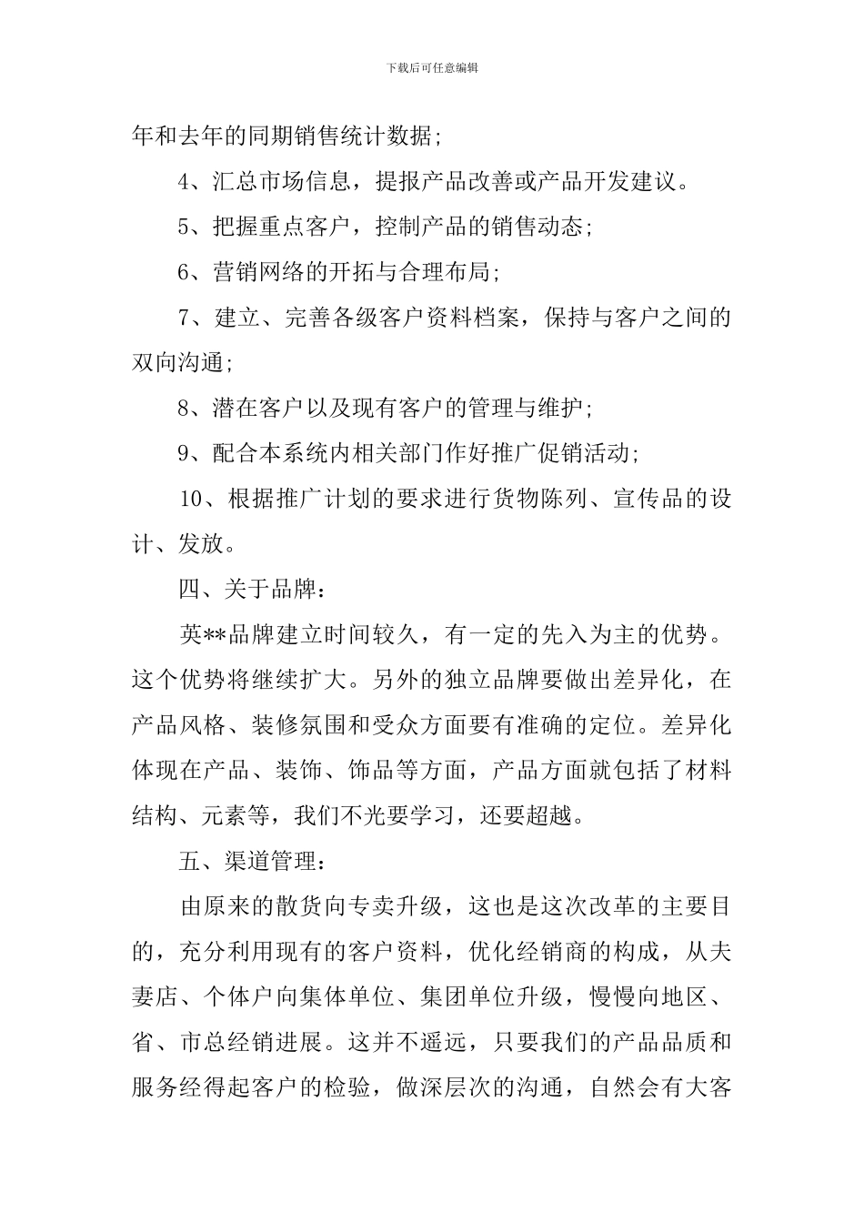 销售总监2024工作计划范文_第2页