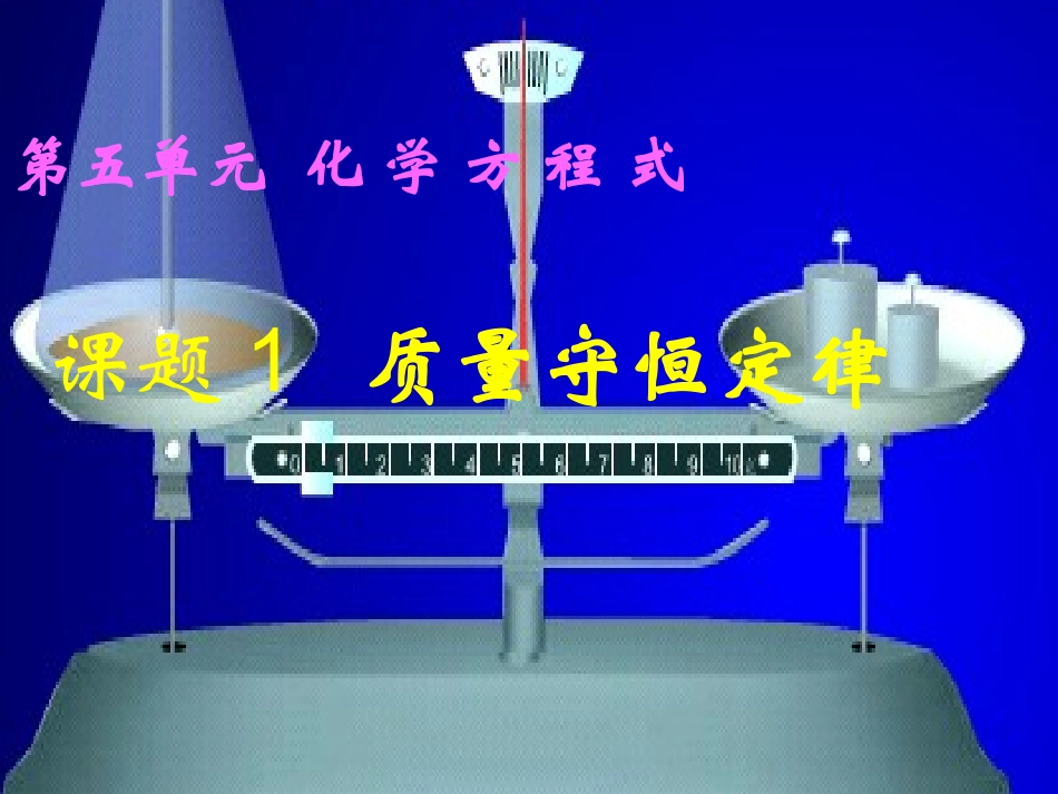 质量守恒定律OK_第1页