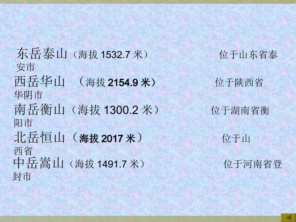 祖国名山知多少_第3页