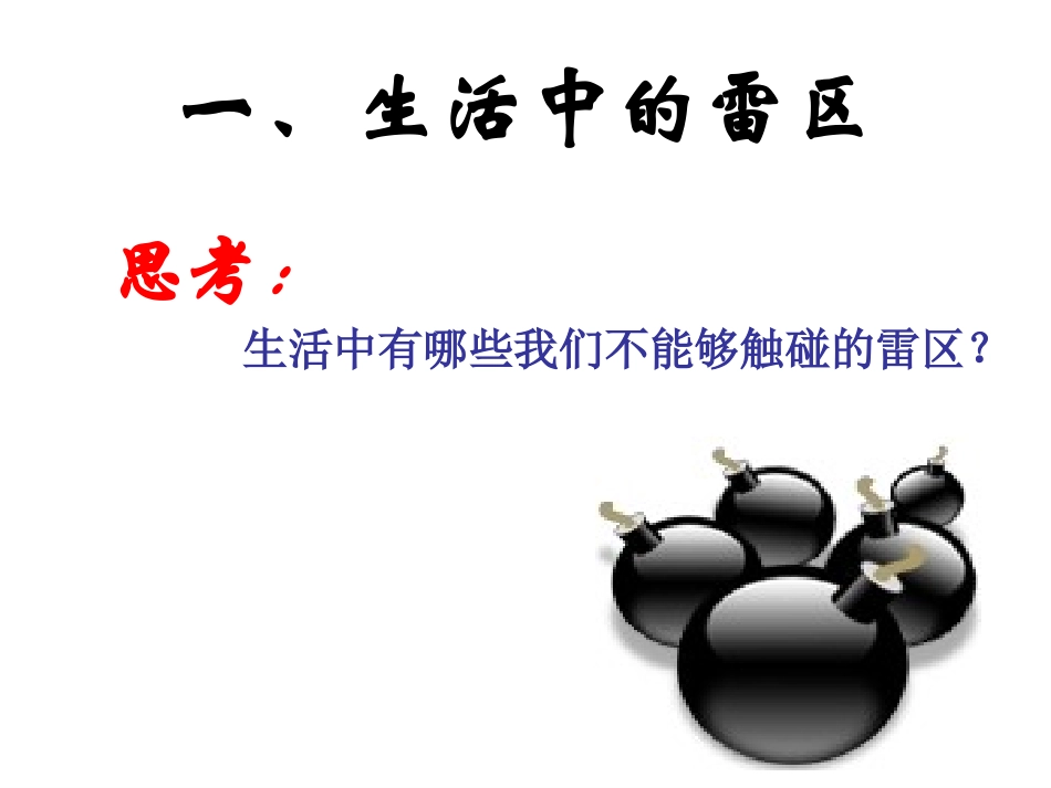 七年级政治下册+第三课+《生活中的“雷区”》课件_第3页