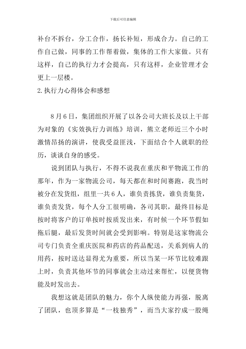 执行力心得体会和感想_第3页