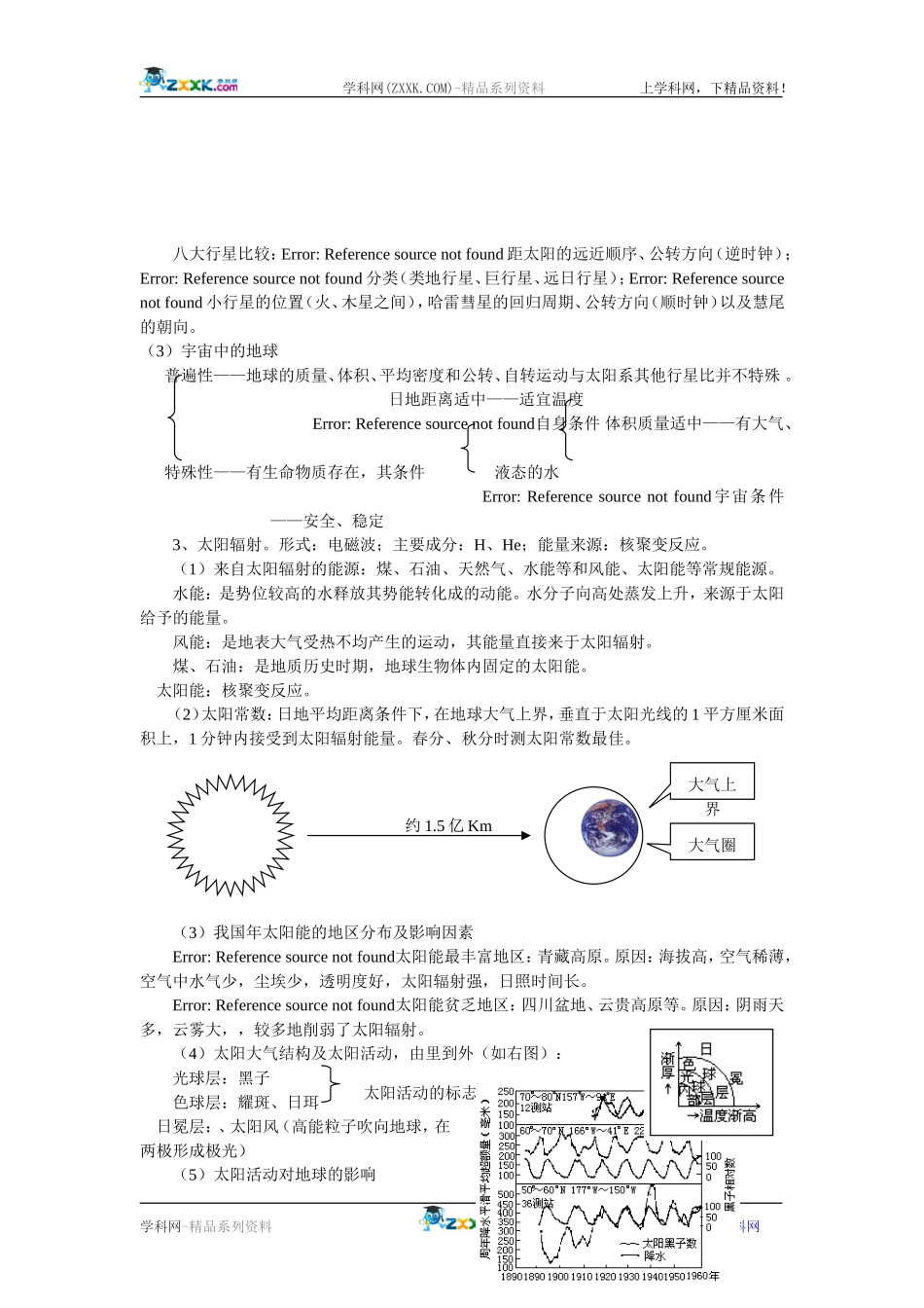 【人教版三维设计】2011年高考地理一轮复习：第3讲地球的宇宙环境_第2页