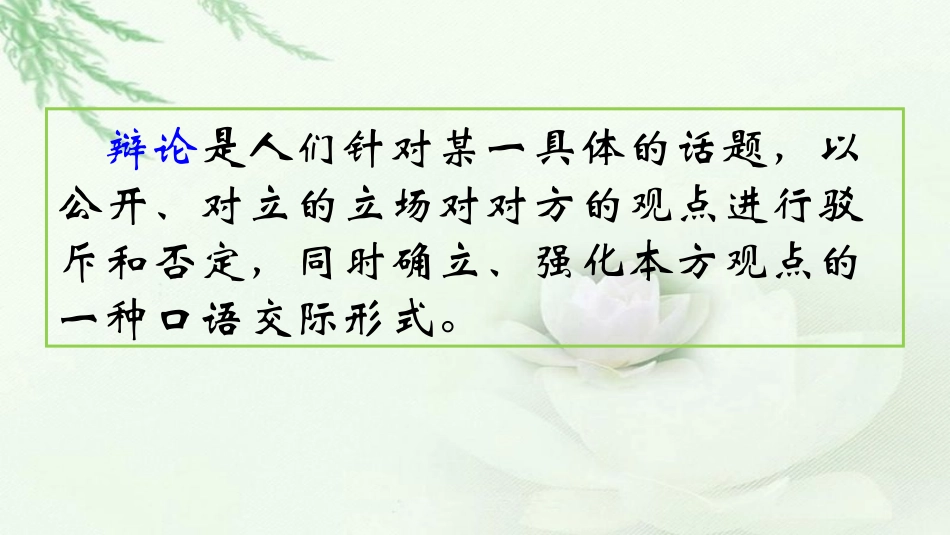 口语交际 辩论_第3页
