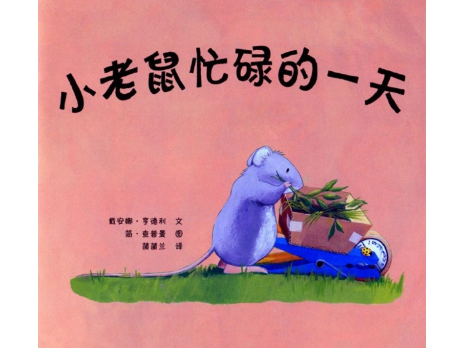 课程超市第五周《小老鼠的忙碌一天》_第3页