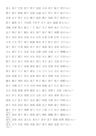 轻音规律表MicrosoftOfficeWord97-2003文档