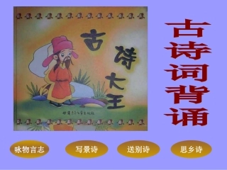 小学语文总复习_古诗词分类