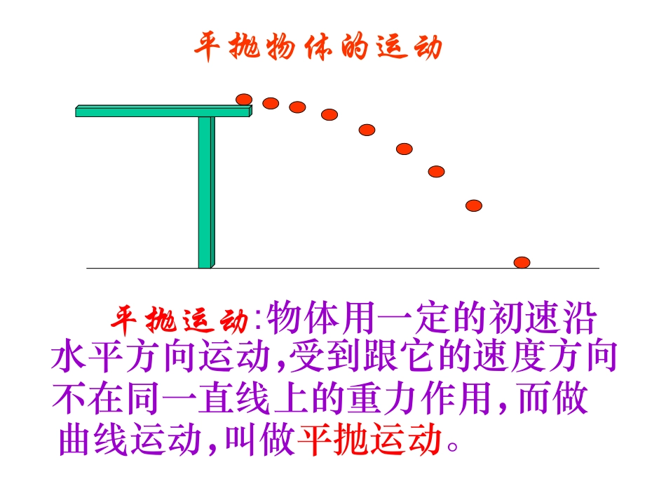 平抛物体的运动_第2页