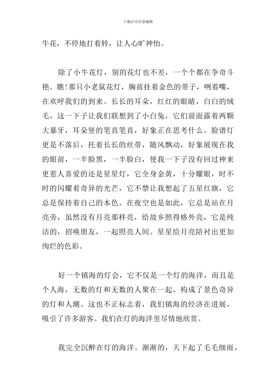 2024元宵节心得体会范例推荐_第2页