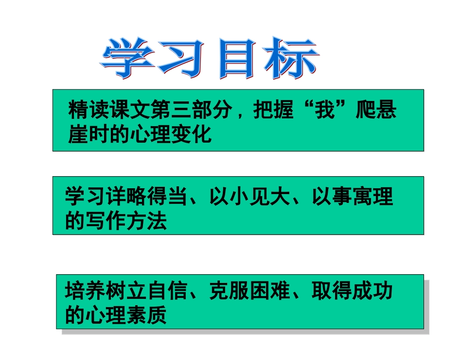 走一步再走一步_________精品课件_第2页