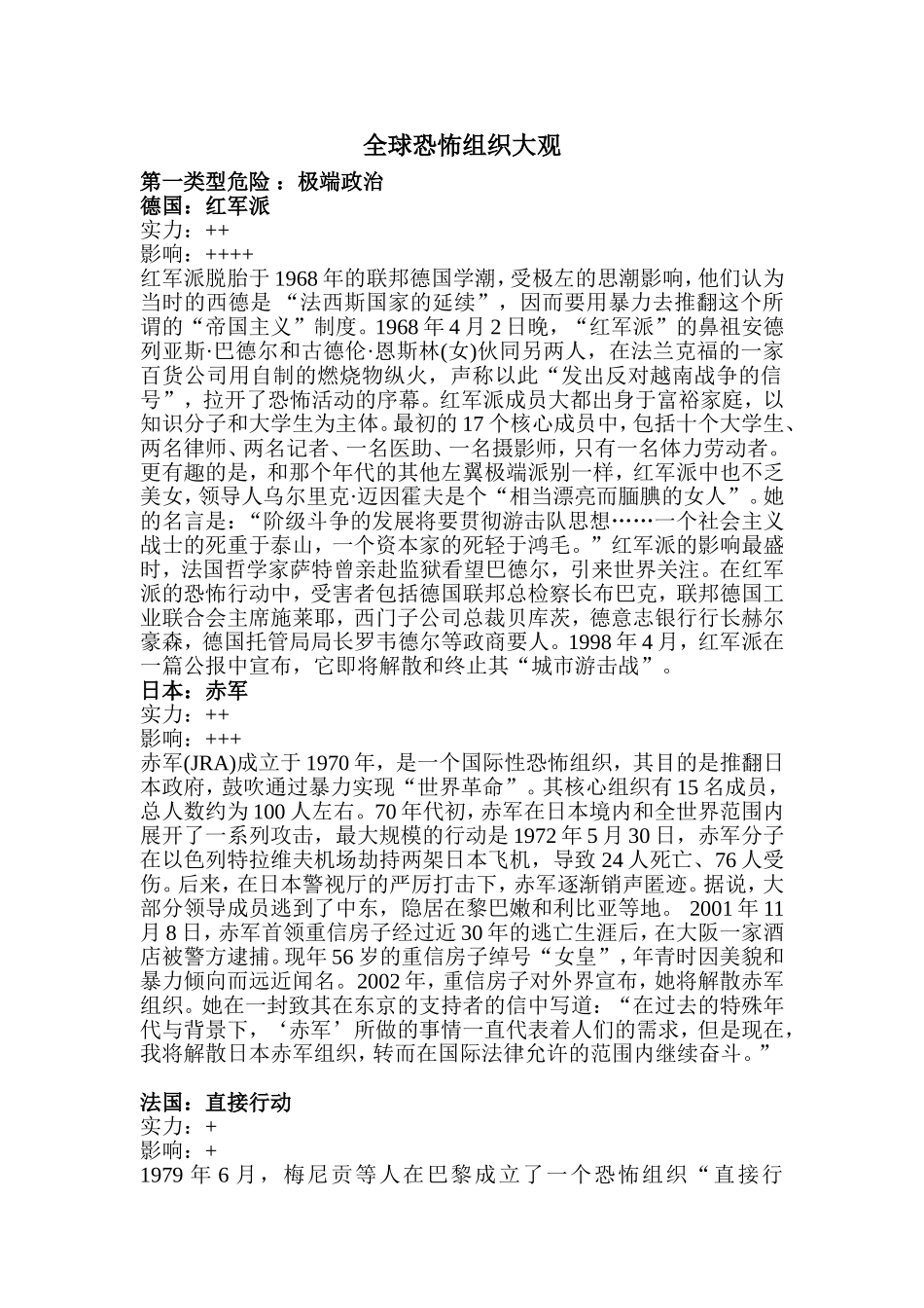 全球恐怖组织_第1页