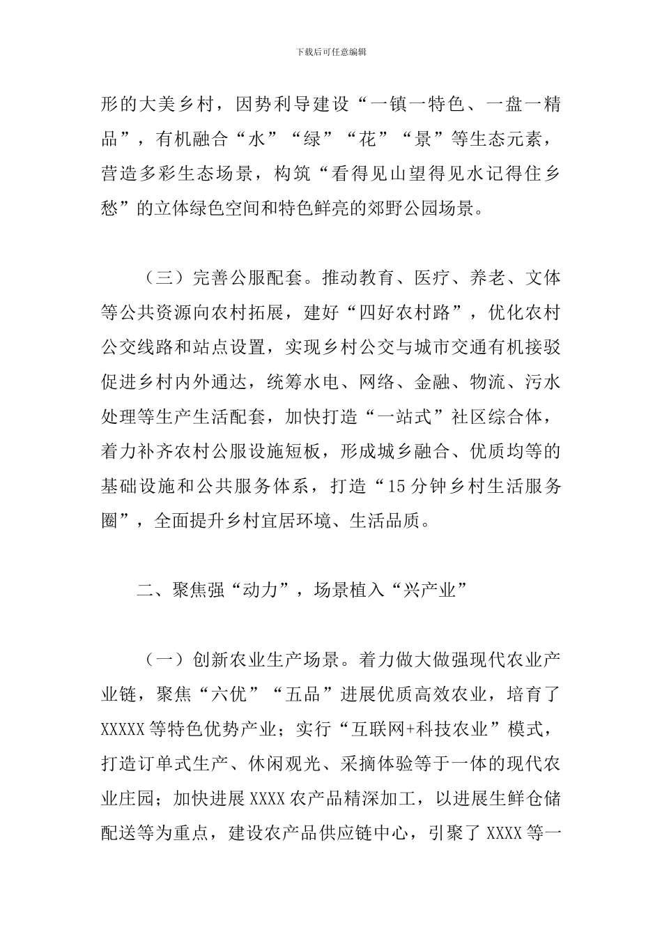 关于2024年推进乡村振兴特色经验总结范文_第2页