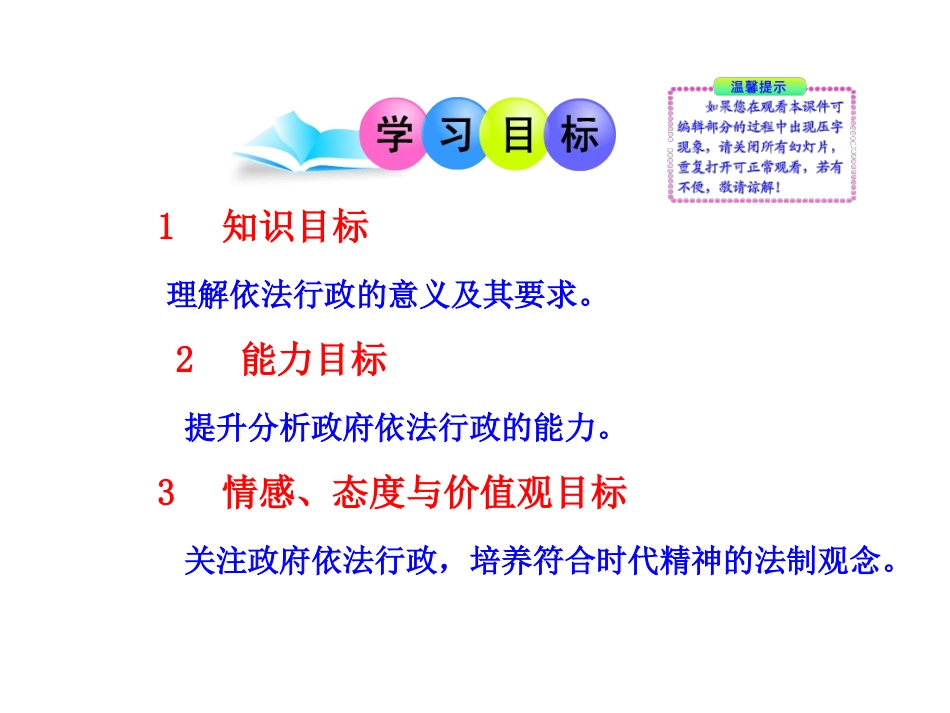 政府的权力依法行使课件人教必修_第2页
