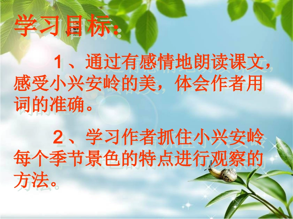 三年级上语文课件美丽的小兴安岭_第3页