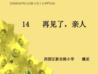 修改再见了亲人