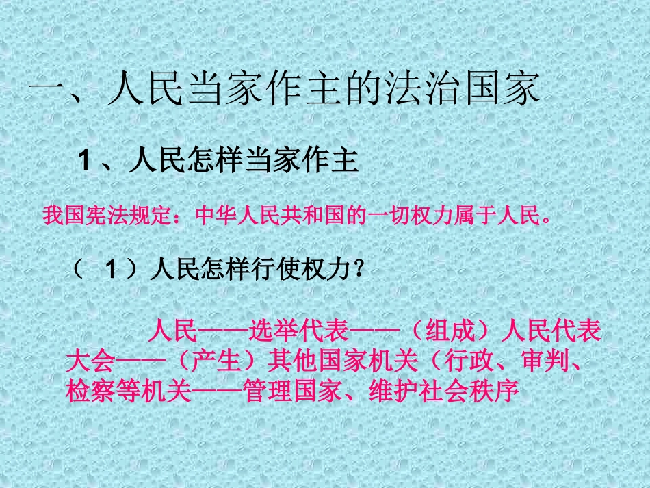 人教版思品九年《人民当家作主的法治国家》PPT课件（投稿）_第3页