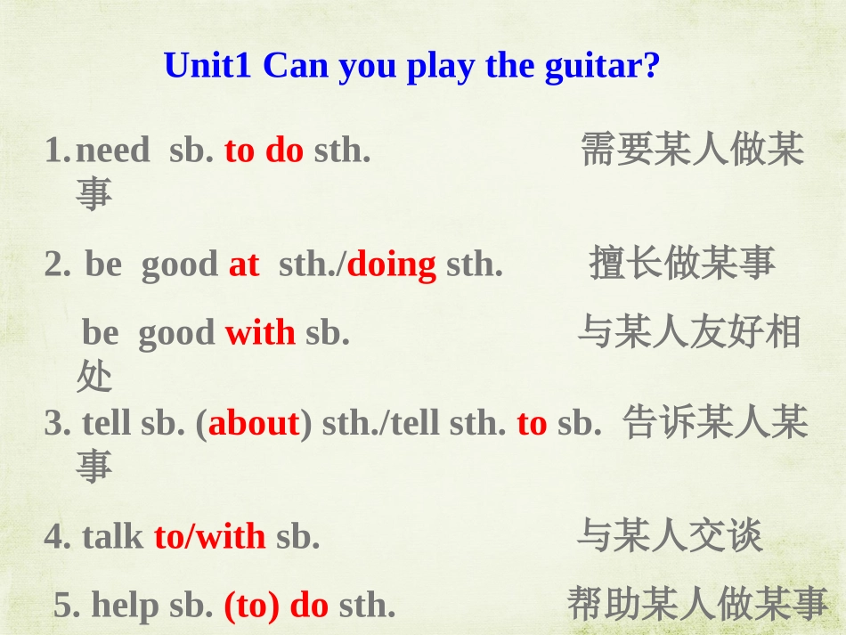 七下unit1复习_第2页