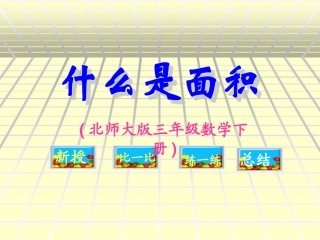 三年级数学下册什么是面积课件北师大版