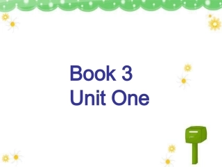 [中学联盟]浙江省温州市啸秋中学高中英语必修3课件：Unit1