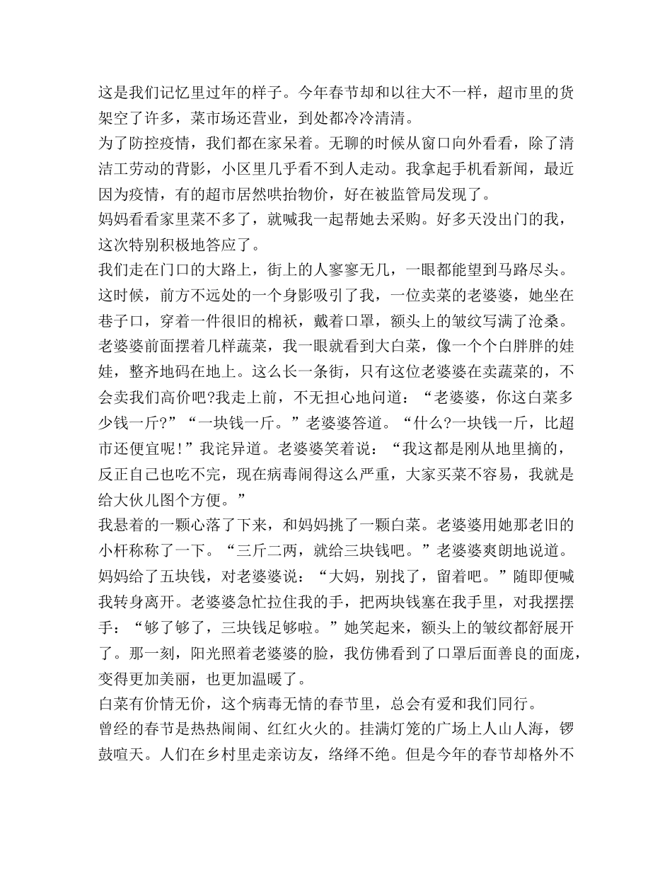 关于纪录片《武汉日记》个人学习心得 _第2页