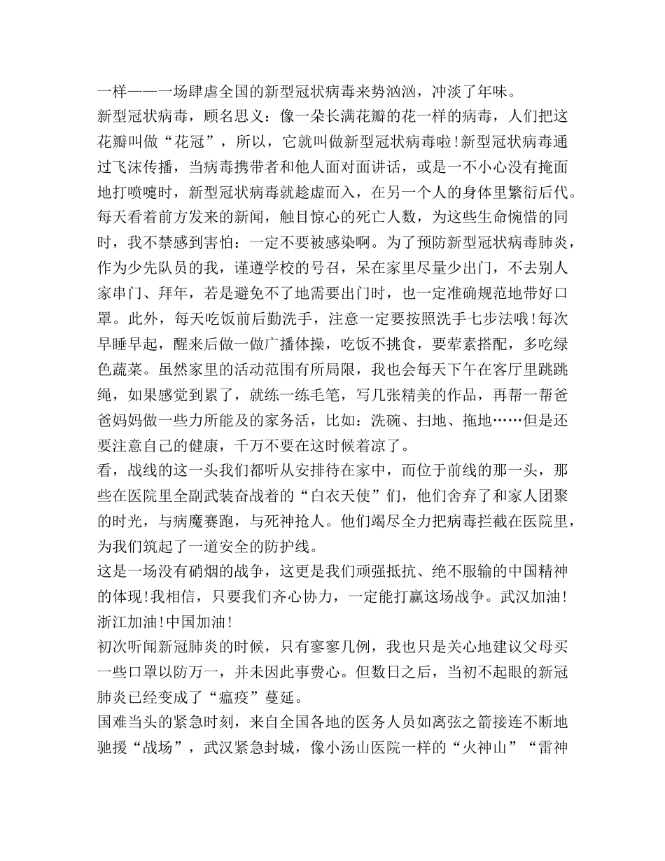 关于纪录片《武汉日记》个人学习心得 _第3页