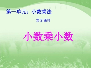 《小数乘小数2