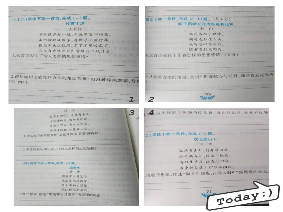 古诗词鉴赏专题复习_第2页