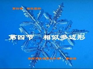 初中二年级数学下册第四章相似图形45相似三角形第一课时课件