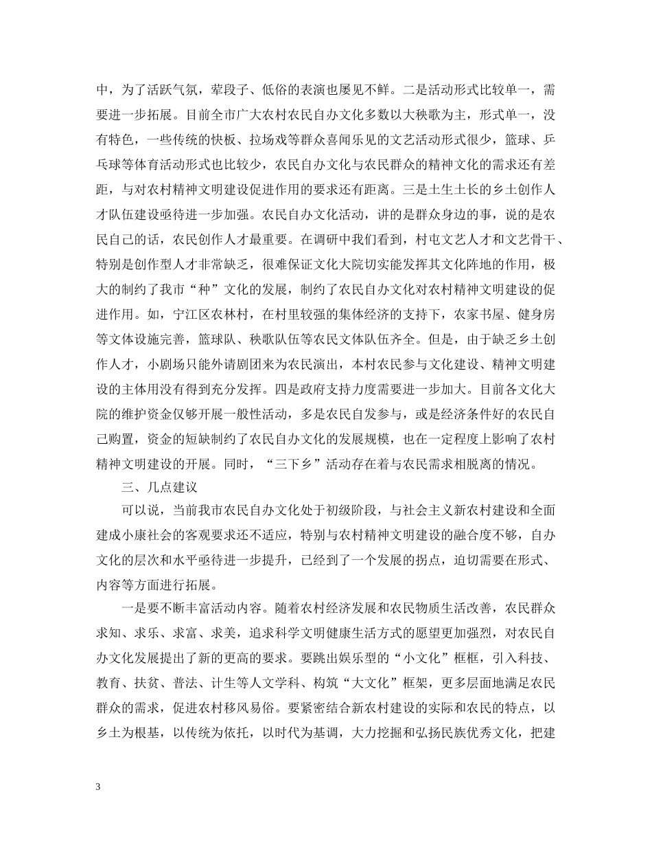 农村精神文明建设工作情况汇报材料_第3页