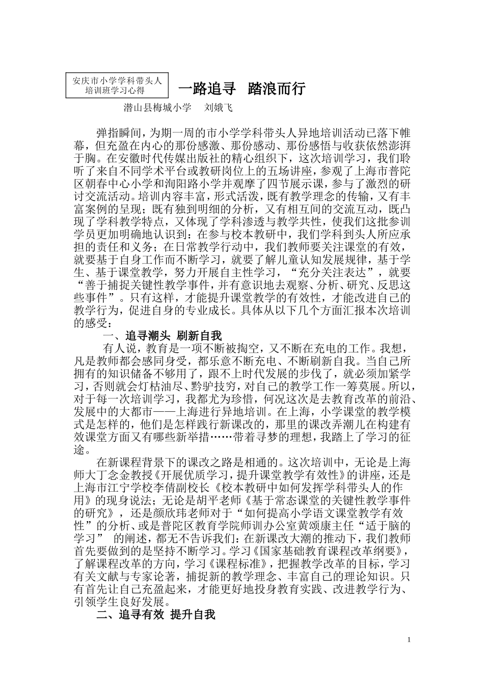 一路追寻，踏浪而行_第1页
