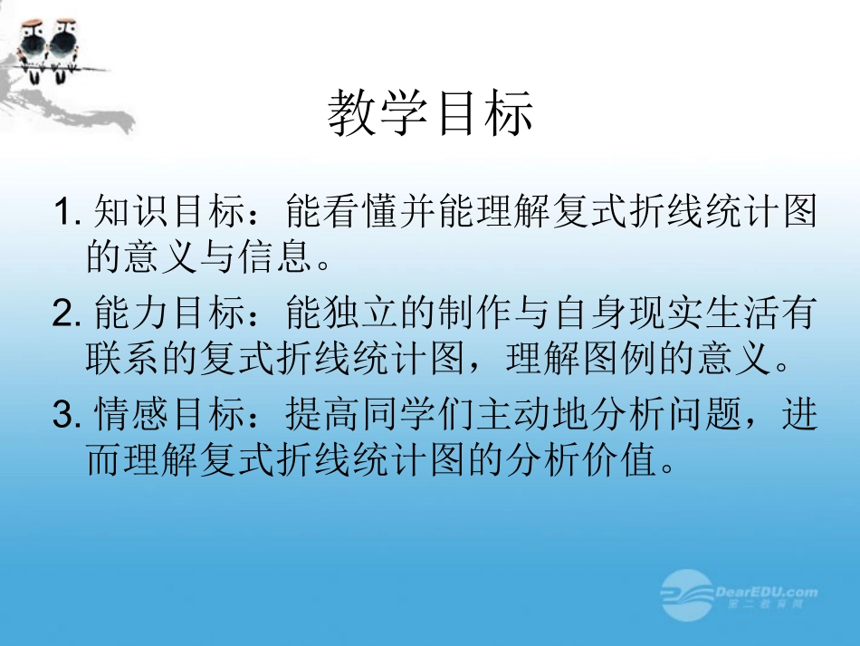 六年级数学上册复式折线统计图2课件北师大版_第2页