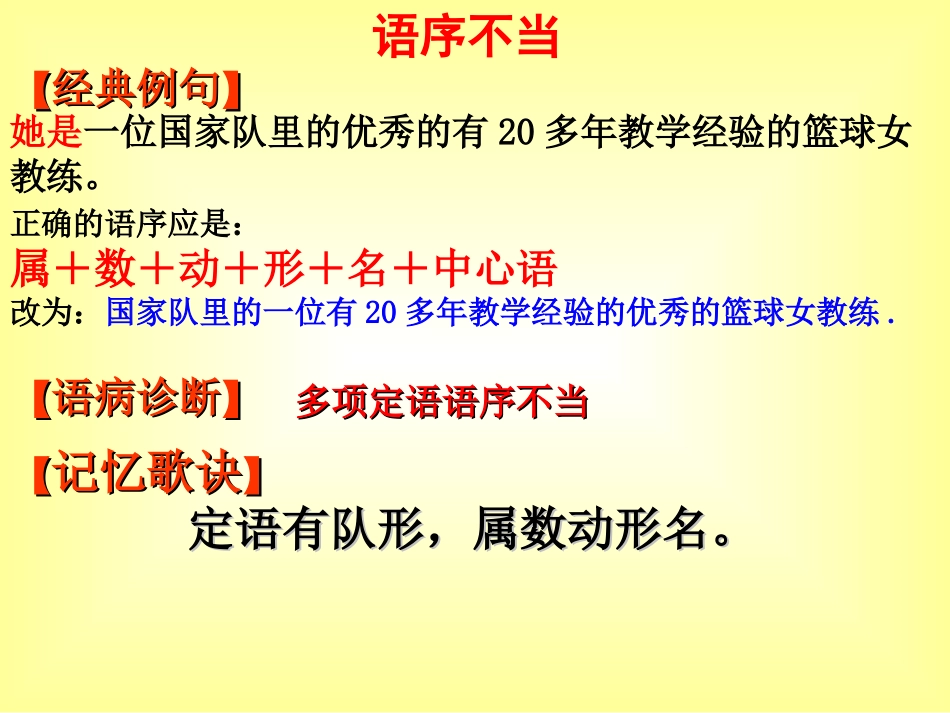 辨析类型诊疗语病（第一讲）_第3页