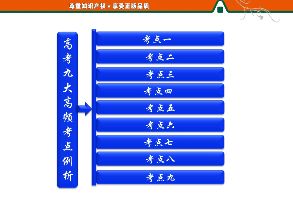 高考九大高频考点例析_第2页