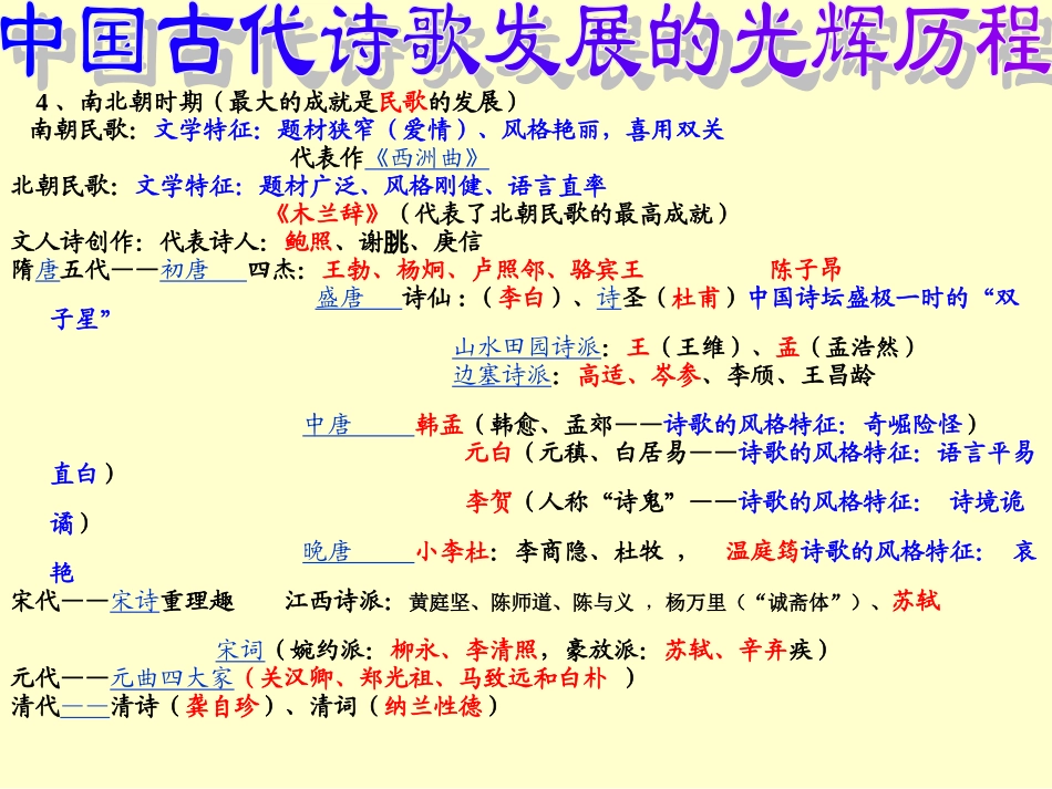 中国古代诗歌发展概述 (2)_第3页
