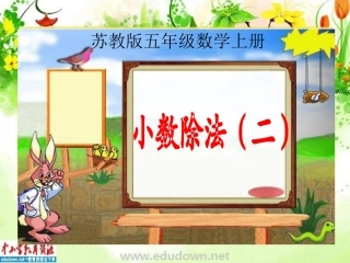 《小数除法》（二）