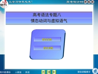 高考语法8情态动词虚拟语气