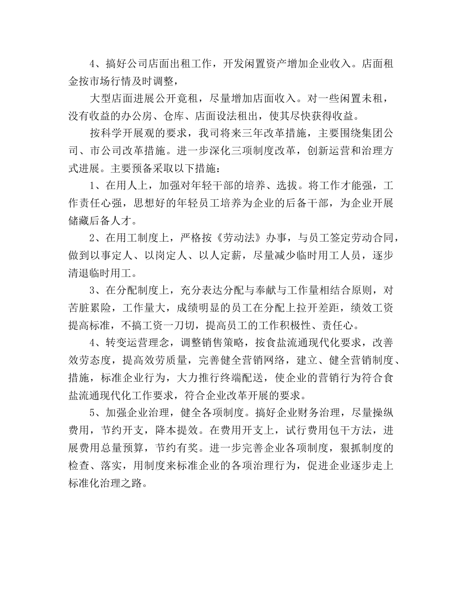 公司总经理工作参考计划范文 _第3页