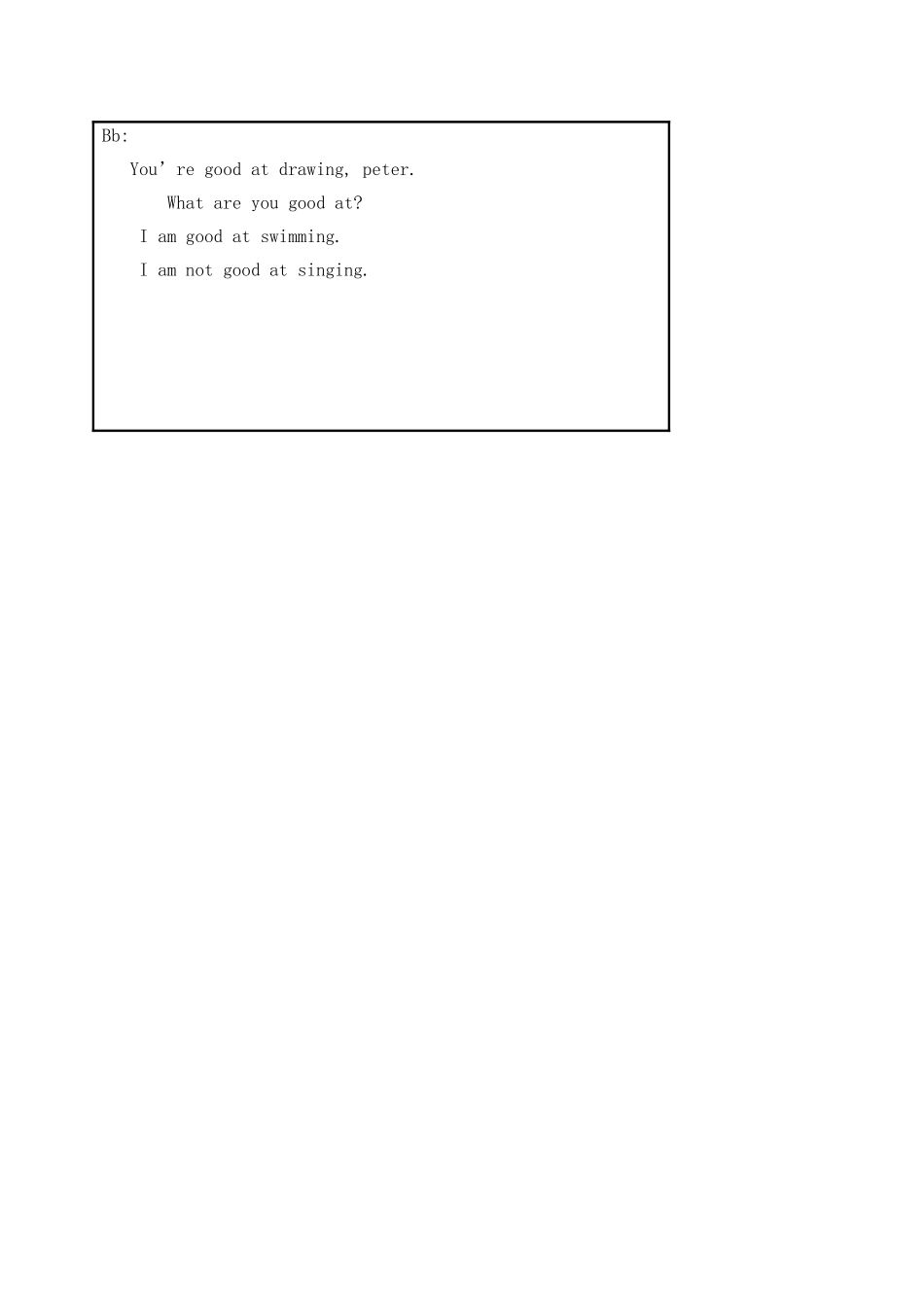 六级英语下册 Unit 1 You are good at drawing, Peter教案 湘少版_第3页