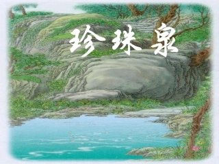 《珍珠泉》课件4