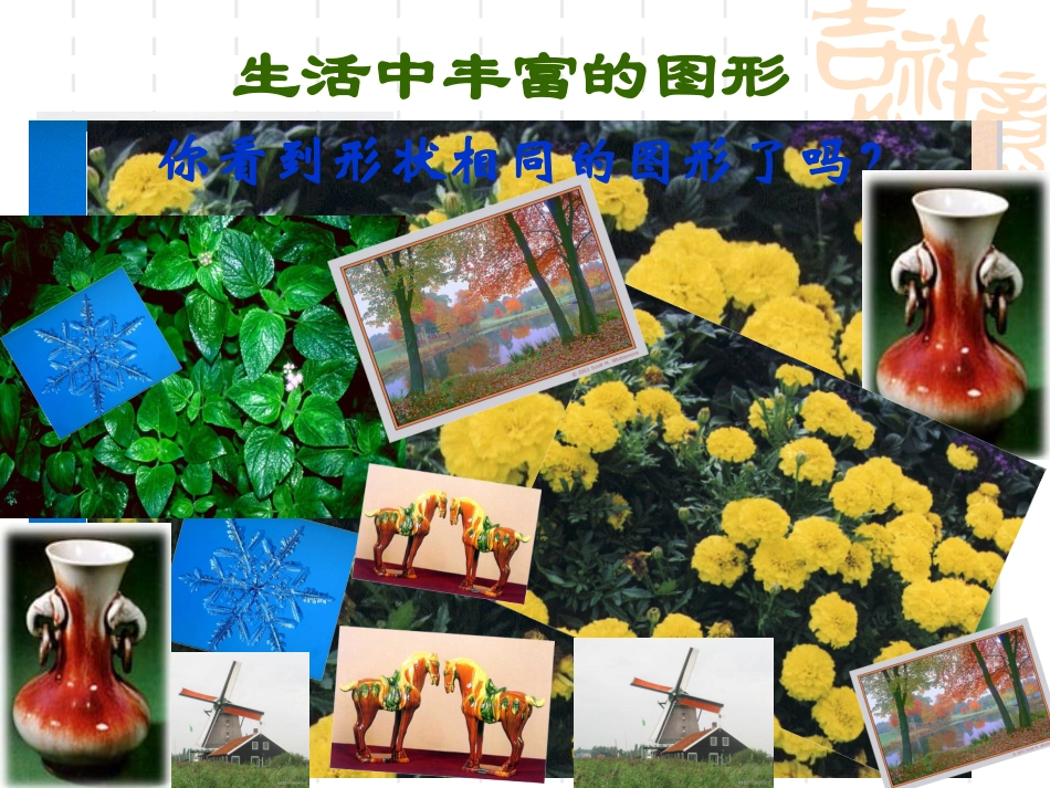 初中二年级数学下册第四章相似图形43形状相同的图形第一课时课件_第3页